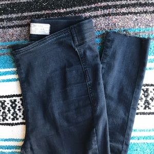 Free people frayed ankle jeans